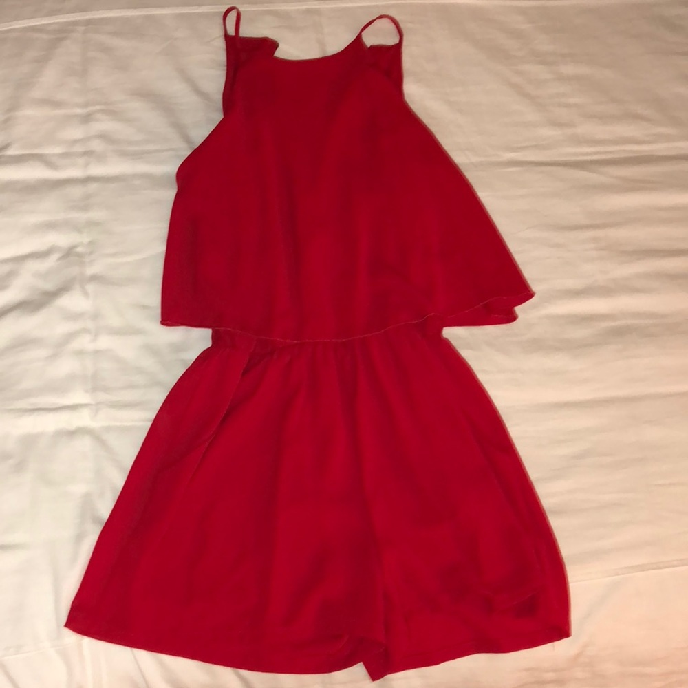 Red romper
